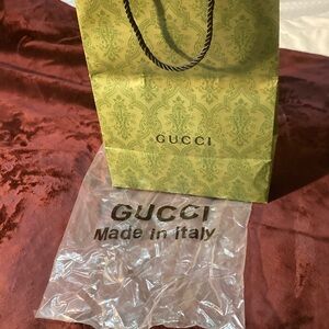 Gucci Green Patterned Tote